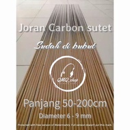 joran carbon sutet bubut 50-200cm - 6mm 200cm