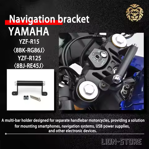 FOR YAMAHA R15 R 15 R125 R 125 8BK-RG86J 8BJ-RE45J 2023 2024 Motorcycle accessories Navigation brack