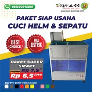Paket Usaha Mesin Pengering Cuci Helm dan Sepatu Express Super Smart