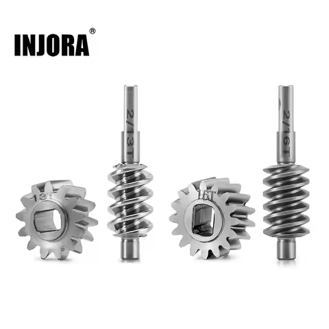 INJORA Axle Worm Gear Set for 1/30 Axial SCX30 (2/13T, 2/16T, 2/12T)