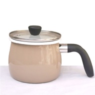 WK/Japanese Enamel Enamel Milk Pot Hot Milk Baby Food Pot Cooking Noodle Pot Soup Pot Household Gas Induction Cooker Uni