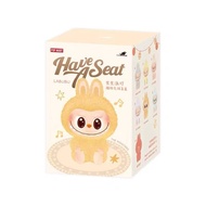 ของแท้ 100% Labubu Pop Mart LABUBU ตุ๊กตาไวนิลนั่งซีรีส์ LABU Macaron V.2 กล่องลึกลับ bubble Mart Ma