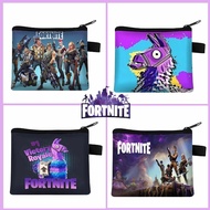 New Fortnite Series Zero Wallet Zipper Money Bag Bank Card Coin Paper Currency Storage Bag Cartoon P