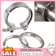 [Ups]  2/2.5/3/3.5/4 Inch Universal Car V-band Turbo Downpipe Exhaust Clamp Accessories