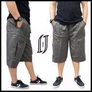 Best Men's Cargo Shorts 7/8 Below the Knee L Fit Xl Plain Pockets High Quality