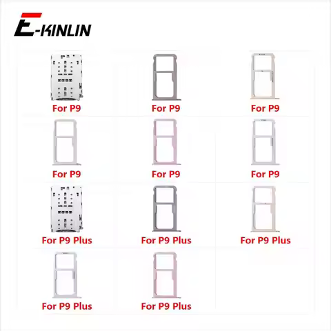 Sim Card Tray Socket Slot Reader Adapter For HuaWei P9 Plus EVA-AL00 VIE-L09 L29 Micro SD Card Holde