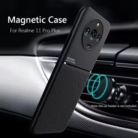 For Realme 11 Pro Plus Case Magnetic Cover Soft Frame Funda For Realme11 Pro Plus Realme 11 Pro+Plus