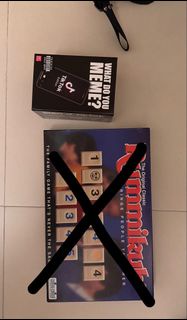 Board games - What Do You Meme? TikTok Edition & Rummikub