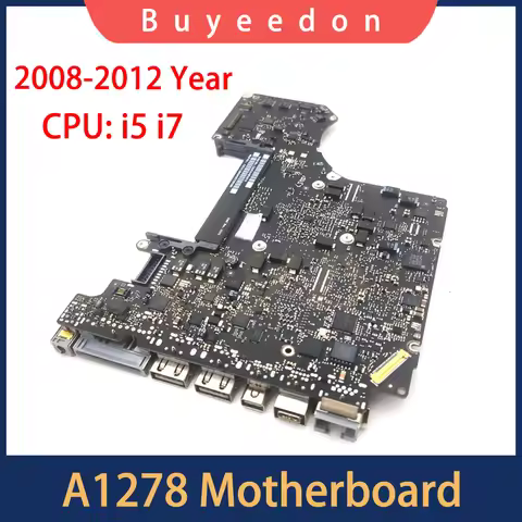 Original A1278 Logic Board For MacBook Pro 13" A1278 Motherboard i5 2.5ghz i7 2.9GHz 820-3115-B 2008