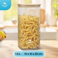 HC1019 1.6L Airtight Glass Jar One Two Cups
