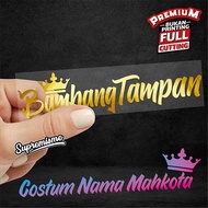 Custom King Queen Crown Name Stickers King Queen Crown Name Costume Sticker/s King Queen Crown Stick