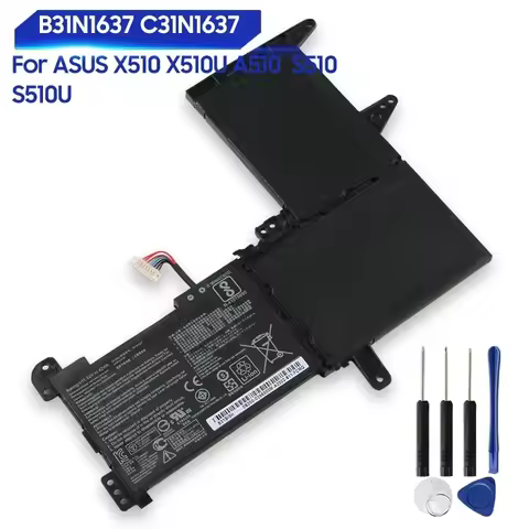Replacement Battery For ASUS X510 X510U F510 S510 S510U F510U A510 B31N1637 C31N1637 3653mAh