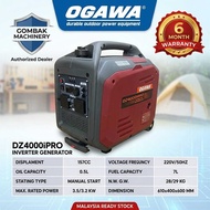 OGAWA DZ4000iPRO 3.5kW Silent Inverter Generator | Portable Outdoor Fuel Power Generator | 6 Months 