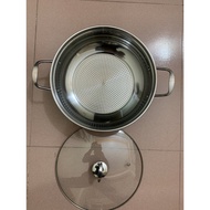 INDUCTION KITCHEN POT, GAS, FEE 32CM CAPACITY 5 LITER WITH ANTI-SPILLING LAYER