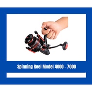 Spinning Reel Model 4000 - 7000 Fishing Spinning Reel Max Drag 15KG 12 + 1 BB For Freshwater Fishing Reel