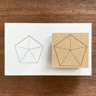 雷達圖 手帳印章 橡膠印章 行事曆 日記 日本製 b-080