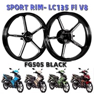 LC135 FI V8 SPORT RIM FG505 FG511 BLACK SPORTRIM HITAM BLUE RED ORANGE SIAM ZIAN LC 135 135FI LCV8