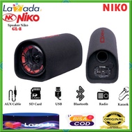 Speaker Niko karpet GL 8 BT bisa sambung ke aki mobil NIKO GL8 - Speaker Tabung 8 inch - Subwoofer C