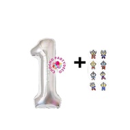 Paket Balon ANGKA SILVER ULTRAMAN / Dekorasi Ulang Tahun ULTRAMAN