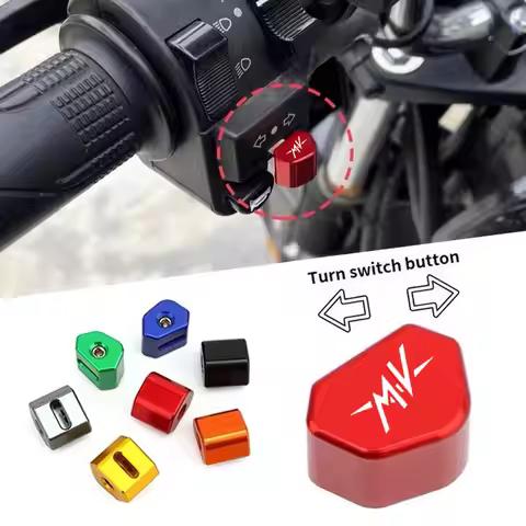 Motorcycle Switch Button Turn Signal Switch Key Cap Accessories For MV Agusta F3 675 800 Brutale 800