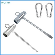 Wor* Multipurpose 13mm To 19mm Sparks Plug Socket Wrench For Automotive Motorcycle And Mechanical Ma