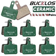 BUCKLOS Ceramic Hydarulic Disc Brake Pads For SHIMANO B01S B05S 1/2/4/6/8/10Pair MTB Brake Pad Wear-