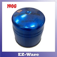 190G BUTANE CAMPING GAS CARTRIDGE INTERNATIONAL Made In ITALY / Butane Burner Gas Refill / Camping O