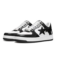 Bape STA Shoes for Men รองเท้าผ้าใบ รองเท้าผ้าใบผู้ชาย หนังPU รองเท้ากีฬาผช สบายตามสบายใจ ทันสมัย หร