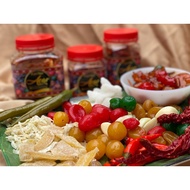 ACAR BUAH MEWAH PREMIUM DAPO NAZA Homemade dari buah Jeruk Bidara/Ceri, Limau Kasturi, Buah Pala, Ha