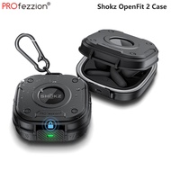 PROfezzion for Shokz OpenFit 2 Case Cover, Hard Shell Casing for Shokz OpenFit 2 Earphone with Full 