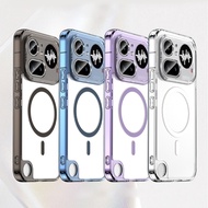 For Nothing Phone (4a) Pro Case ELVEV Transparent Hard PC Anti-Fingerprints Ultra-thin Bumper Suctio