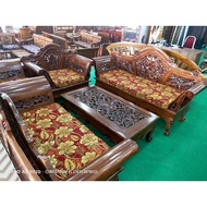 Perabot jati madura 3+2+1+1+meja