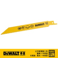 美國 得偉 DEWALT 雙金屬木工用 合板及PVC切割軍刀鋸片 152mm DT2348(5入)｜033000860101