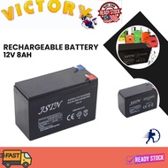 12V 8AH SEALED LEAD ACID BATTERY/Portable Bateri Pam 12V/8AH/20HR/Rechargeable Lead Acid Bateri/Bate