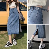 rok ruffle jumbo rok korean style panjang rok jeans wanita dewasa rok plisket span