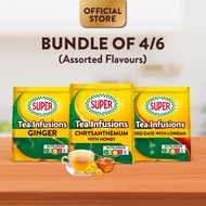 (Bundle of 4/6) SUPER Tea Infusions Instant Tea, 20 sticks (Expiry: March 2027)