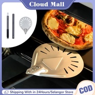 9 Inch Thickened Aluminum Alloy Pizza Spatula With Handle Pizza Shovel