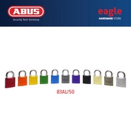 Abus 83AL/50 #37 Titalium & 83/50 #37 Solid Brass Padlock. Keyed Alike, Master Key System. 11 Colour