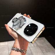 เคสโทรศัพท์ OPPO A5 pro แบบบางเฉียบพร้อมขาตั้งดูดซับแม่เหล็ก ป้องกันรอยนิ้วมือ ดีไซน์เรียบง่าย ทนทาน