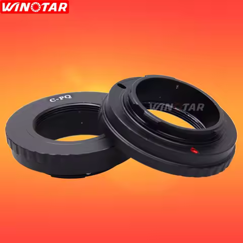 C Mount Movie Lens Adapter Ring For Pentax Q Q7 Q10 QS1 Q-S1 Mirrorless Camera C-PQ Fujian 25mm 35mm