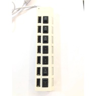 Genuine 7-port 7-switch USB Hub
