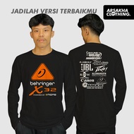 KATUN Behringer X32 Audio Long Sleeve T-Shirt Full Audio Operator Sound System Engineering Music Dis