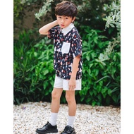 VACAY Indied | Mini Diddy Shirt Whimsy Mushroom Pattern With Pockets /*