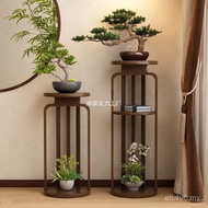 Wooden Green Plant Stand Balcony Solid Wood Flower Stand Hall Flower Stand Plant Stand Light Luxury 