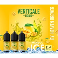 HOT ITEM! VERTICALE E LIQUID POD SERIES RASA MANGO ICE MINT 30 ML MANGGA LIK LIQUID30 ML MINTY DINGI
