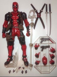 中古 無盒 正版 海洋堂 Marvel Amazing Yamaguchi 死侍 Deadpool Version 1