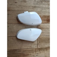 White Honda C70 battery cover