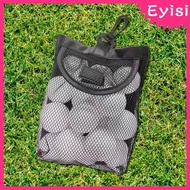 [Eyisi] Golf Ball Bag Portable Small Ball Holder with Hook for Belt Ball Organizer Golf Ball Storage Bag Net Bag