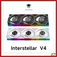 Interstellar V4 Digital ARGB 3Pin PWM 12cm 14cm Fan / Splicing / Building Block Fan Case Fan