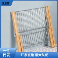 ST-🚢Kitchen Draining Dish Rack Plate Dish Stainless Steel Drying Rack Bowl Rack Household Japanese Dish Rack